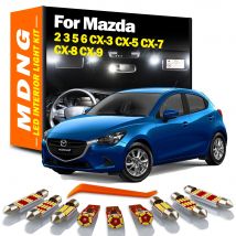 Canbus LED Bulbs Interior Map Dome Trunk License Plate Light Kit For Mazda 2 3 5 6 CX-3 CX-5 CX-7 CX-8 CX-9 CX3 CX5 CX7 CX8 CX9