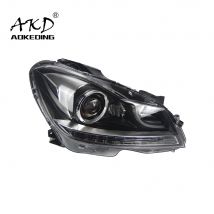 AKD Car Lights for Benz W204 LED Headlight 2011-2013 C200 C260 DRL Signal Front Head Lamp Hid Bi Xenon Automotive Accessories