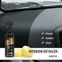 Restauratore di finiture in plastica Ritorno al nero per auto Gomma plastica Vinile Gloss Rivestimento automatico Dettagli auto Rinnovatore Lucido più scuro