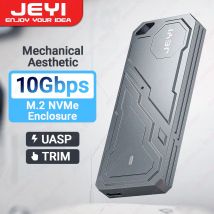 Custodia JEYI M.2 2280 NVMe SSD - Chip RTL9210B USB 3.2 Gen2 10 Gbps UASP Trim Disco rigido esterno Mecha Guscio in alluminio