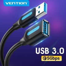 Przedłużacz USB 3.0 Vention Kabel USB 2.0 Kabel USB męski na żeński do Smart TV PS4 Xbox One PC