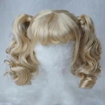 Jusuns Doll wigs JD308 Lovely  wave Ponytail  Synthetic Mohair BJD wig  1/6  1/4  1/3  Blythes  QBaby Pullip Doll accessories