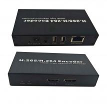 IP encoder decoder H.265 HEVC H.264 high-definition encoder 4K decoder IP to HDMI HDMI to IP USB UVC to HDMI live streaming