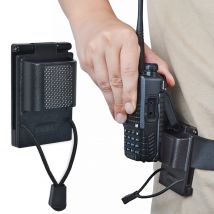 Kunststoff-Gürtelclips, Radio-Trageholster, tragbarer Funkgeräte-Gürtelclip-Halter für Motorola Midland Baofeng Handradios