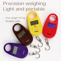 25Kg 5g Mini Digital Waage Elektronische Angeln Gewicht Tasche Gepäck Waagen Hängen Haken Mini LCD Waage