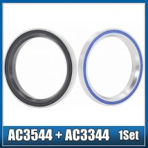 Ac3544 ac3344 Fahrrad-Headset-Lager 2 Stück 35*44*5,5 33*44*6mm 36/45 Grad Chromstahl konisch oben unten acb is44 Lagers atz