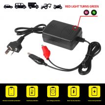 Caricabatteria intelligente universale 12V 1300Ma Eu Us Au Uk Caricabatteria ricaricabile sigillato con spina per auto camion moto