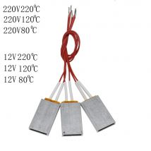 220 V/12 V 80-220 stopni Celsjusza grzejniki PTC Element grzejny suszarka do włosów akcesoria lokówki grzejnik inkubator dla drobiu 1 szt.