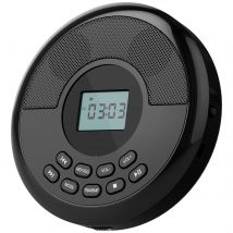 Lettore cd portatile Bluetooth Discman ricaricabile con altoparlanti e USB, lettore cd walkman con trasimitazione Bluetooth