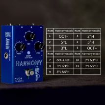 FLAMMA Effetti Vocali Prifessor Pedale Vocal, Correzione del Passo con Ritardo Rverb, Harmonia per Singer Registrazione in Streaming di Canto dal vivo