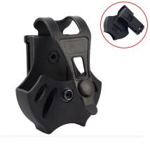 Fondina per manette tattiche Copertura per grilli della polizia Rotazione di 360 gradi Clip per cintura in vita Accessori per custodia per manette con apertura superiore militare
