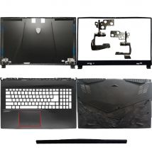 Neues Gehäuse für MSI GL75 MS-17E4 MS-17E5 GP75 MS-17E3 MS-17E7 GE75 MS-17E1 17E2 LCD-Rückseite/Lünette/Obermaterial/Unterseite/Scharniere