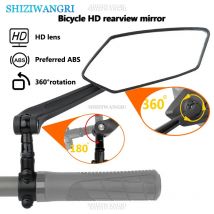 Fahrrad Rückspiegel Weitwinkel Rückspiegel Fahrrads piegel Rückspiegel Reflektor verstellbarer Lenker links rechts Radfahren klar
