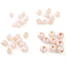 5 Stück natürliche Süßwasser perlen, Reis perlen, einzigartige lose Perlen, hand gefertigte DIY-Schmuck armbänder, Ohrringe, Zubehör materialien