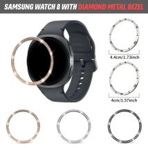 BUSKOZ Metal Bezel For Samsung Galaxy Watch 8 44mm 40mm 46mm Time/Speed Scale Frame Protective Ring Watch 8 Classic ﻿