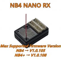 FLYSKY Noble NB4 2.4GHz Compatible AFHDS3 Micro 4CH Receiver Third-Party Receiver – Max Firmware Support: NB4 V1.0.105/NB4+ V1