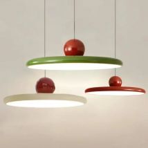 LED Nordic Anhänger Licht Makronen Creme Farbe Wind Fliegende Untertasse Lampe Schlafzimmer Studie Wohnzimmer Café Innen Restaurant Dekoration