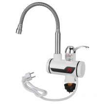 3000W Electric Kitchen Water Heater Tap Instant Hot Water Faucet Heater Cold Heating Faucet Tankless Instantaneous Water Heater