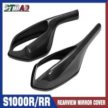 New For BMW S1000RR 2019+ S1000R M1000RR 2021-2024 100% Carbon Fiber Fairing Motorcycle Rearview Rear View Mirror Cover Modified