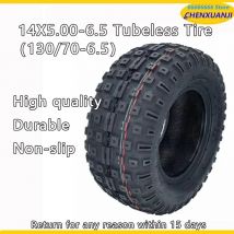 14 x 5,0–6,5 schlauchlose Reifen, Elektroroller-Reifen, 14-Zoll-Vakuumreifen, 130/70–6,5, hochwertiger, rutschfester Offroad-Reifen, Regenreifen