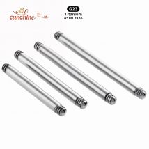 10/50 PCS G23 Titan Gerade Barbell Piercing Zunge Ring Ersatz Zubehör Ohrring Piercing Barbell Teile Körper Schmuck