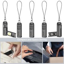 Kit di 5 Strumenti per Rimozione Scheda SIM con Scatola Portaoggetti, Ago Apri Scheda SIM/TF per Dispositivi Telefonici