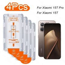 Oleophobe Beschichtung Staubfreies Displayschutzglas für Xiaomi 15T Pro Glas Einfache Installation Xiaomi 15T Pro gehärtetes Glas
