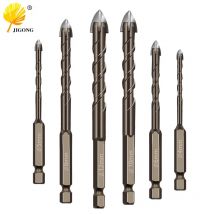 Cross Hexagonal Ceramic Tile Tips Glass Cement Opener Hole Triangle Alloy Drill Size 3mm 4mm 5mm 6mm 8mm 10mm 12mm