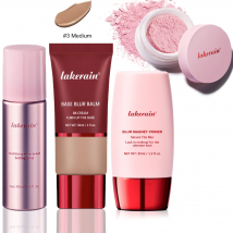 Polvere fissante sfocante definitiva Set da viaggio Set fissante impermeabile Spray sfocatura Magnete Primer BASE BLUR BALM Kit di controllo dell'olio