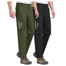 Angeln, Wanderhose für Herren, Trekking, wasserdicht, wandelbar, schnell trocknend, zum Waten, leicht, atmungsaktiv