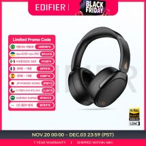 Edifier WH950NB Auriculares inalámbricos con cancelación activa de ruido Auriculares Bluetooth 5,3, inalámbricos de alta resolución, reproducción de 55 horas, 4 micrófonos
