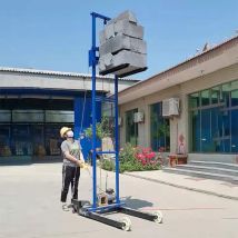 5M 200KG Haushalt Elektrische Hebe Fernbedienung Gabelstapler Tragbare Kleine Stapler Hand Antrieb Gabelstapler