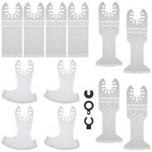 4-12Pcs Diamond Segment Swing Multi-tool Oscillating Tool Blade Mortar Cutting Saw Blade Precise for Grout Removal Soft Tile Cut