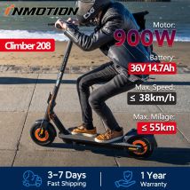 Inmotion Climber 208 Elektroroller für Erwachsene, Doppelter 450W Motor, 10-Zoll E-Scooter mit 36V 14,7Ah Akku