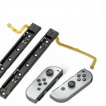 Parte di ricambio per PC, binario di scorrimento destro e sinistro con cavo flessibile per accessori JoyCon NS per console Nintendo Switch