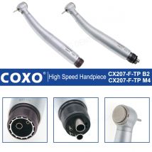 Coxo dental led handstück standard kopf hoch geschwindigkeit handstück zahn turbine drehmoment kopf 2/4 loch fit nsk kavo wh zahnmedizin werkzeuge