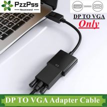 Adattatore DisplayPort (DP) a VGA Adattatore DP maschio a VGA femmina compatibile con computer desktop laptop PC monitor proiettore HDTV