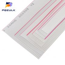 Cavo a nastro piatto grigio da 2/6/10 metri 1,27 mm 6/8/10/12/14/16/18/20/24/26/30/34/40P UL2651 300 V per connettore IDC da 2,54 mm