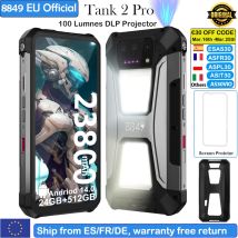 8849 Tank 2 PRO Smartphone robusto Unihertz con proiettore Display 2.4K Telefono cellulare 24GB 512GB 23800mAh 120W Telefono Android 14