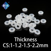 O-ring CS 1/1.2/1.5/2.2mm anello di tenuta VMQ in silicone guarnizione resistente alle alte temperature impermeabile ed elastica nelle specifiche