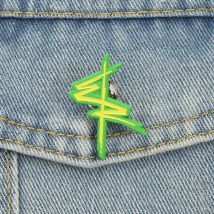 Cyberpunk Music Enamel Pins Industrial Heavy Metal Band Brooches Lapel Badges Jewelry Gift for Fans Friends