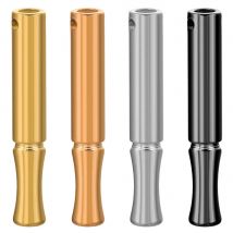 Edelstahl plattiert Roségold Gun Black Angst atmende Anhänger für Frauen Stressabbau Meditation Halsketten Yoga Schmuck