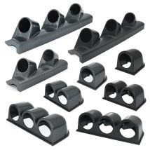 52 mm Auto-Messgerät-Pod, schwarz, Einzel- und Doppel- und Dreiloch-Messgerät-Halter, Rennwagen, links und rechts, Antriebshalterung für 2 Zoll Meter Universal