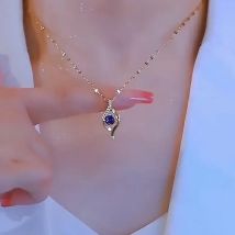 Bunte Zirkon Liebe Herz Anhänger Halsketten für Frauen Mädchen Edelstahl Trendy Romantische Schmuck Zubehör Geschenke