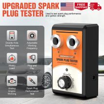 HEIßER VERKAUF Zündkerze Tester Doppel Loch 0-6000rpm Zündkerze Analysator 12V Auto Motor Zündspule diagnose Werkzeug