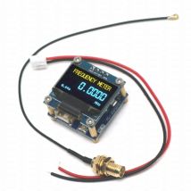 1kHz~100Mhz Frequency Counter 0.96" OLED Display Digital RF Frequency Meter Detector High-Precision Measurement Signal Amplifier