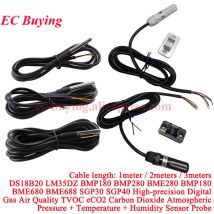 DS18B20 LM35DZ BMP180 BMP280 BME280 BMP180 BME680 BME688 SGP30 SGP40 Wasserdichter Gewindetemperaturfühler Sensor Edelstahl