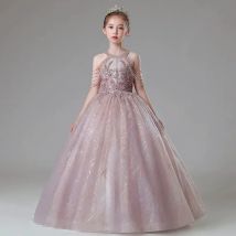 Luxuriöses Mädchen-Kinder-Partykleid für Kinder von 12 bis 14 Jahren, Abschlussball, Kinderkleider, Festzug, Teenager, Brautjungfer, Hochzeitszeremonie, Ballkleider