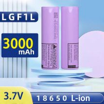 18650  Lithium Battery 3.7V 3000mAh, 1000 Cycles High Capacity for Flashlights, Power Banks, Toys & Electronic Devices, etc