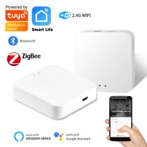 Bezprzewodowa inteligentna bramka wielomodowa Tuya Bluetooth ZigBee Mesh Hub Inteligentny dom Sterowanie aplikacją Smart Life Współpracuje z Alexa i Google Home